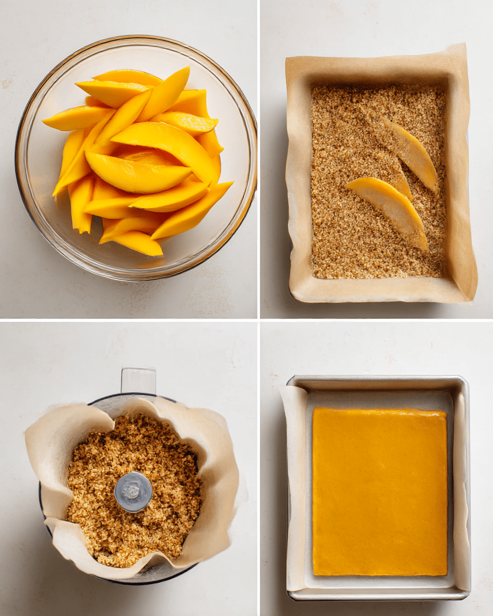 no-bake-mango-coconut-bars-step-by-step.