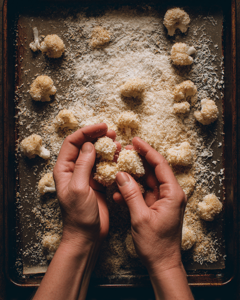 Coating Firecracker Cauliflower