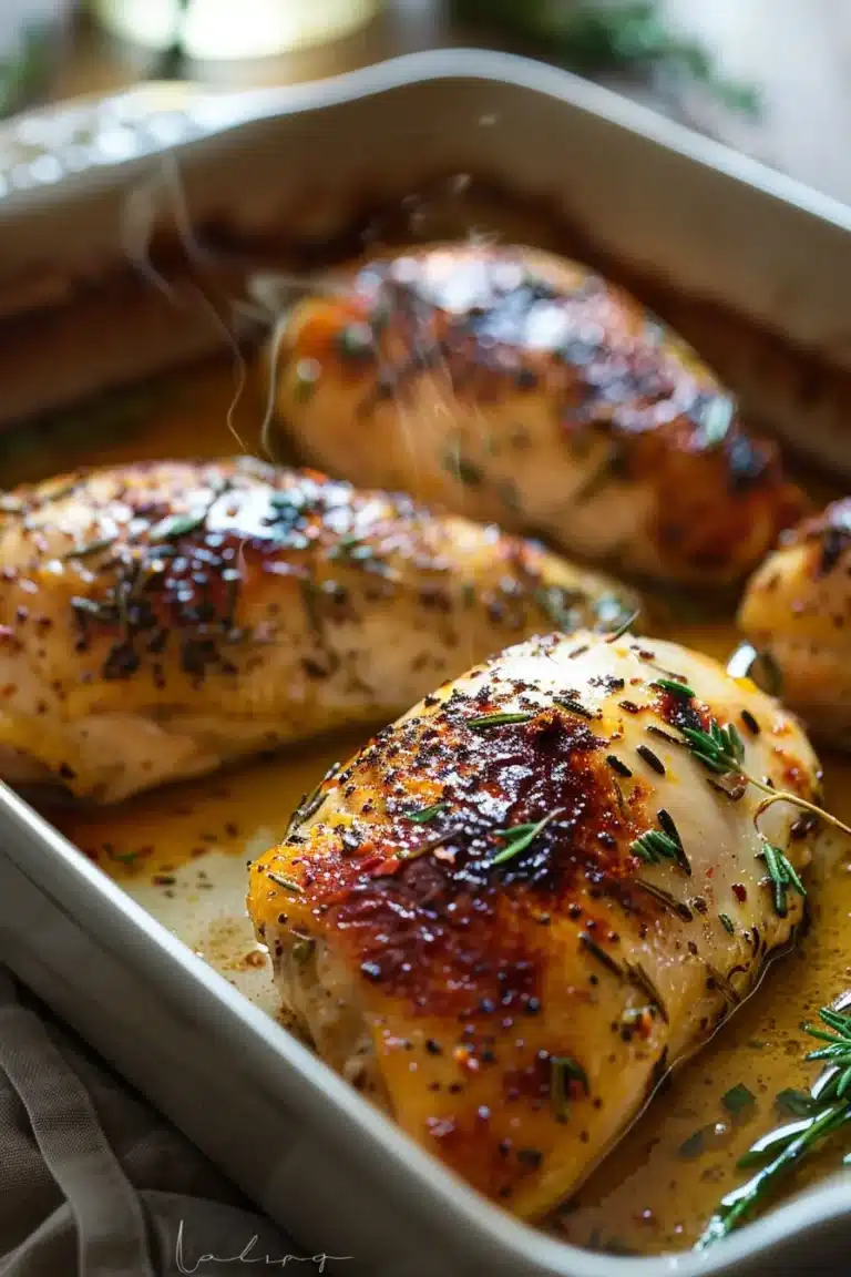 Reliable oven baked chicken breasts golden, juicy, and perfectly cooked